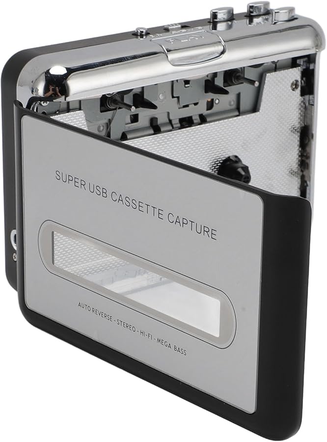 USB Cassette Player Recorder with Headphones Convert Tape to MP3 Digital Audio - Image 5